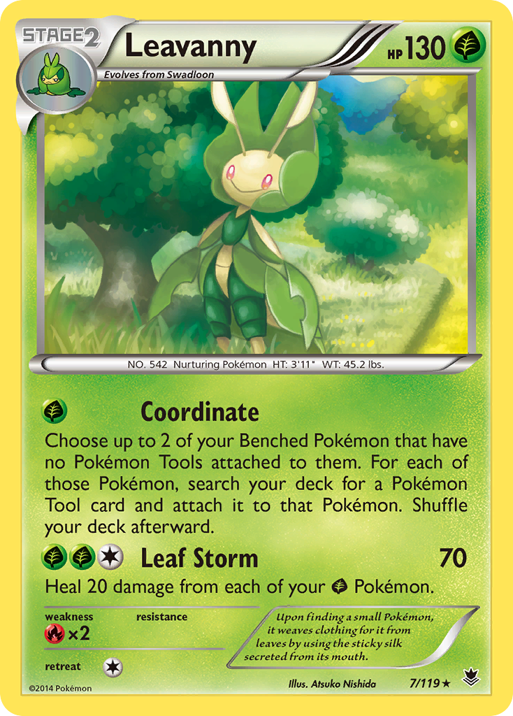 Leavanny (7/119) [XY: Phantom Forces] | Exor Games Summserside