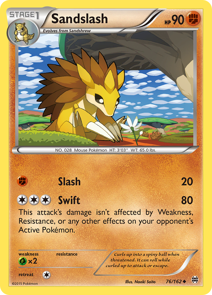 Sandslash (76/162) [XY: BREAKthrough] | Exor Games Summserside