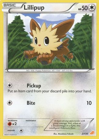 Lillipup (27/30) [Black & White: Trainer Kit - Excadrill] | Exor Games Summserside