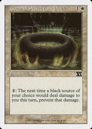 Circle of Protection: Black [Classic Sixth Edition] | Exor Games Summserside