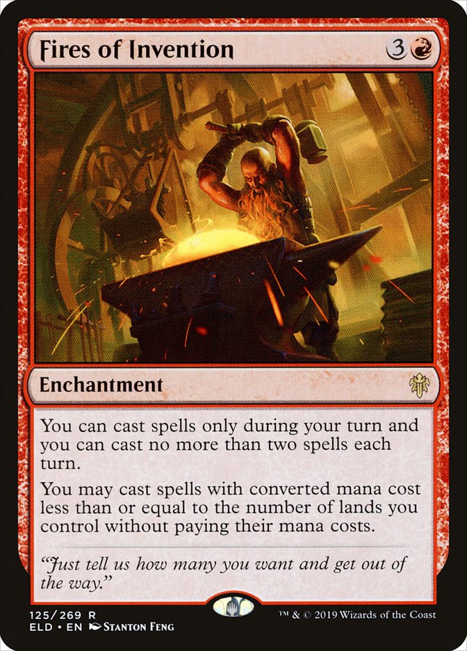 Fires of Invention [Throne of Eldraine] | Exor Games Summserside