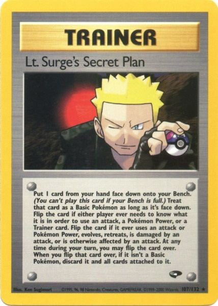 Lt. Surge's Secret Plan (107/132) [Gym Challenge Unlimited] | Exor Games Summserside