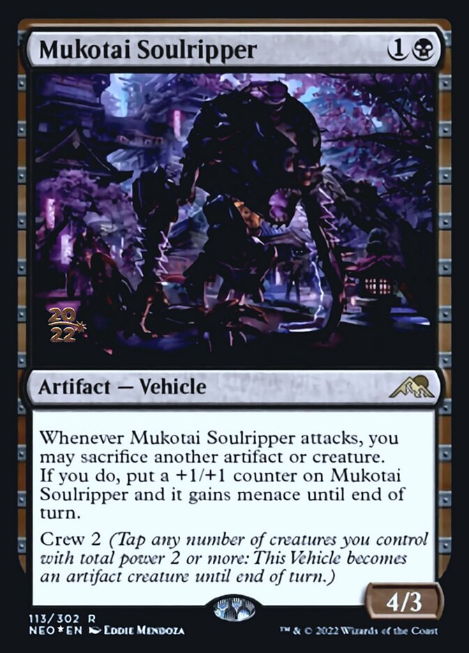 Mukotai Soulripper [Kamigawa: Neon Dynasty Prerelease Promos] | Exor Games Summserside