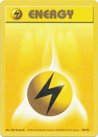 Lightning Energy (100/102) [Base Set Unlimited] | Exor Games Summserside