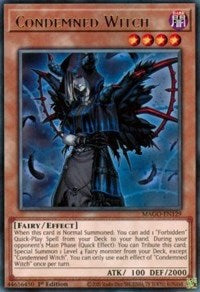 Condemned Witch [MAGO-EN129] Rare | Exor Games Summserside