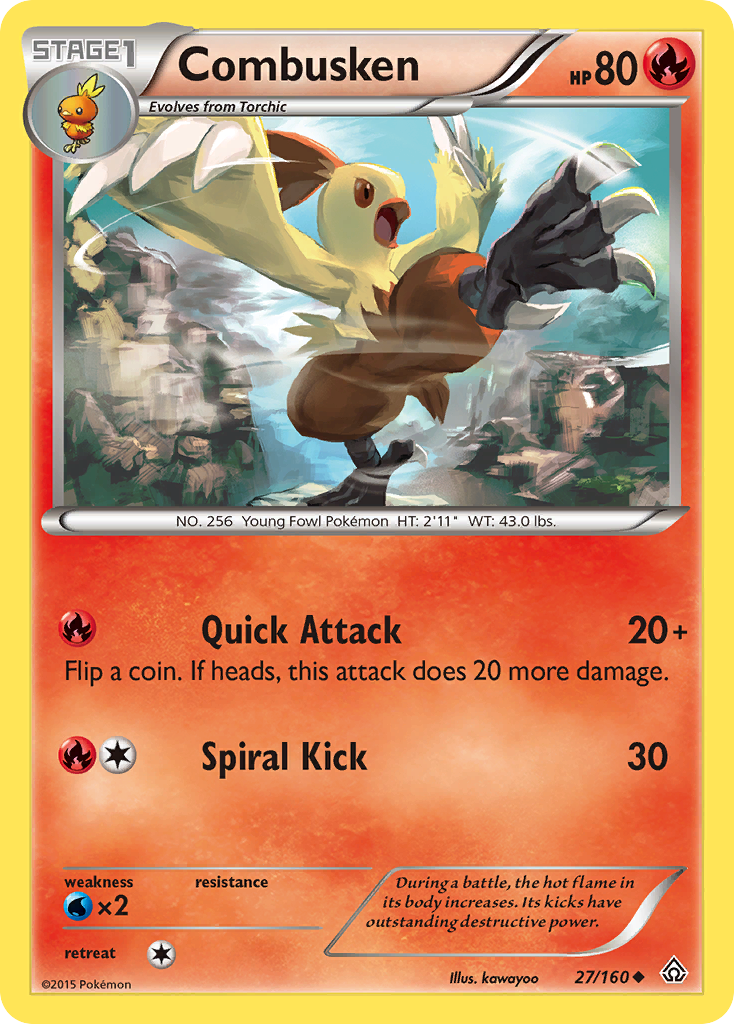 Combusken (27/160) [XY: Primal Clash] | Exor Games Summserside