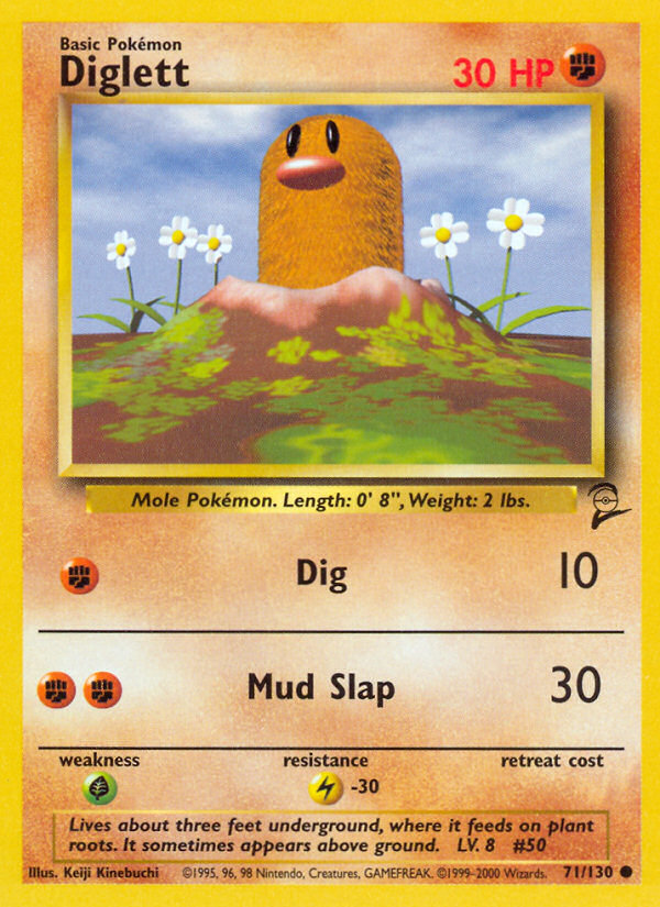 Diglett (71/130) [Base Set 2] | Exor Games Summserside