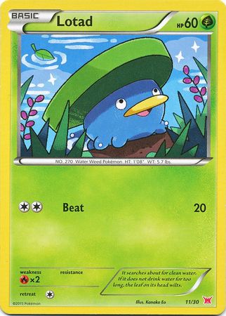 Lotad (11/30) [XY: Trainer Kit 2 - Latias] | Exor Games Summserside