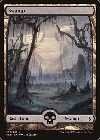 Swamp (252) - Full Art [Amonkhet] | Exor Games Summserside