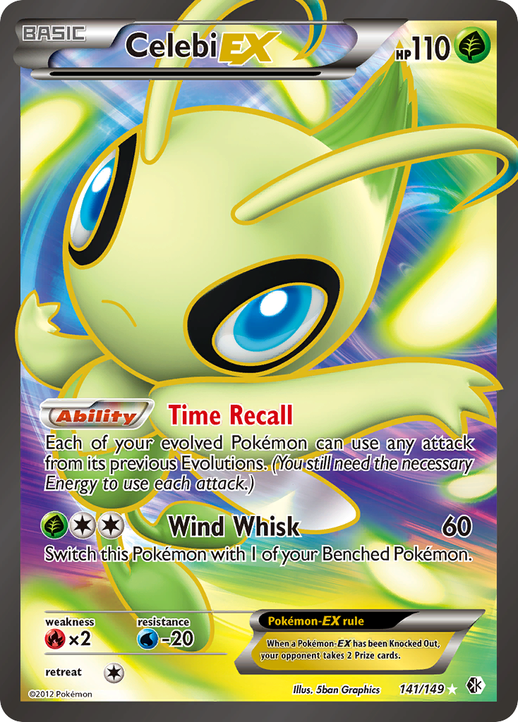 Celebi EX (141/149) [Black & White: Boundaries Crossed] | Exor Games Summserside