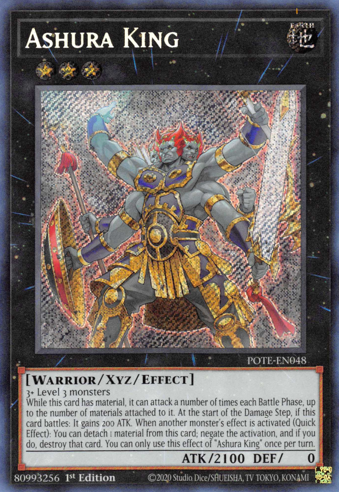 Ashura King [POTE-EN048] Secret Rare | Exor Games Summserside