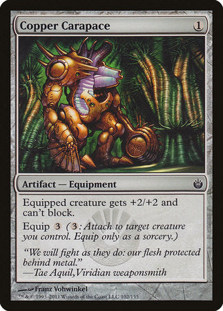 Copper Carapace [Mirrodin Besieged] | Exor Games Summserside