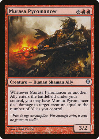Murasa Pyromancer [Zendikar] | Exor Games Summserside