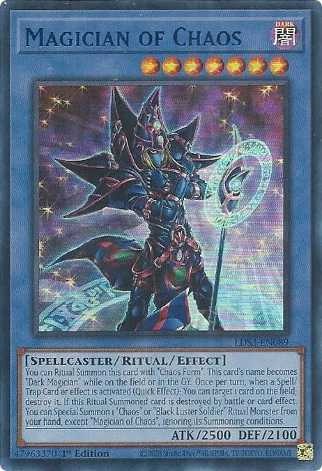 Magician of Chaos (Blue) [LDS3-EN089] Ultra Rare | Exor Games Summserside