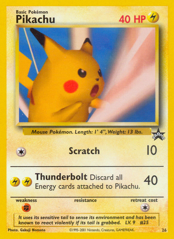 Pikachu (26) [Wizards of the Coast: Black Star Promos] | Exor Games Summserside