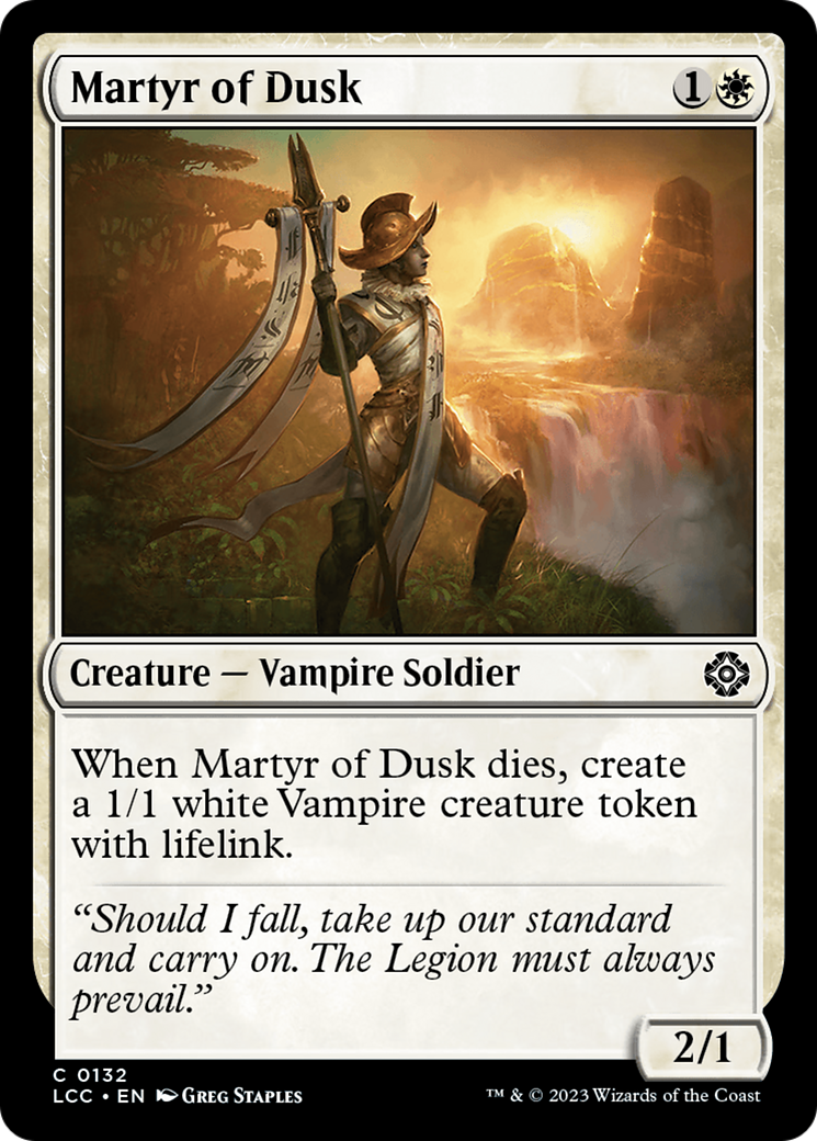 Martyr of Dusk [The Lost Caverns of Ixalan Commander] | Exor Games Summserside