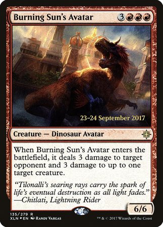 Burning Sun's Avatar [Ixalan Promos] | Exor Games Summserside