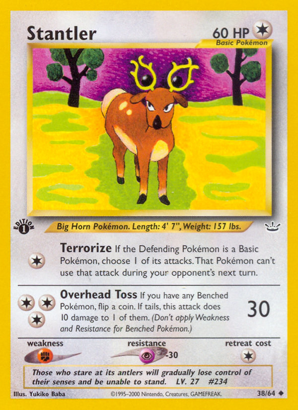 Stantler (38/64) [Neo Revelation 1st Edition] | Exor Games Summserside