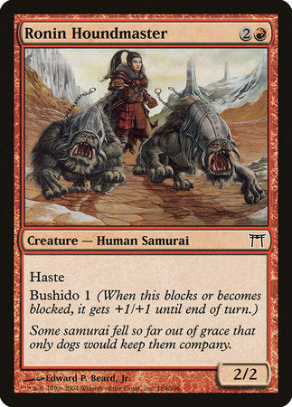 Ronin Houndmaster [Champions of Kamigawa] | Exor Games Summserside