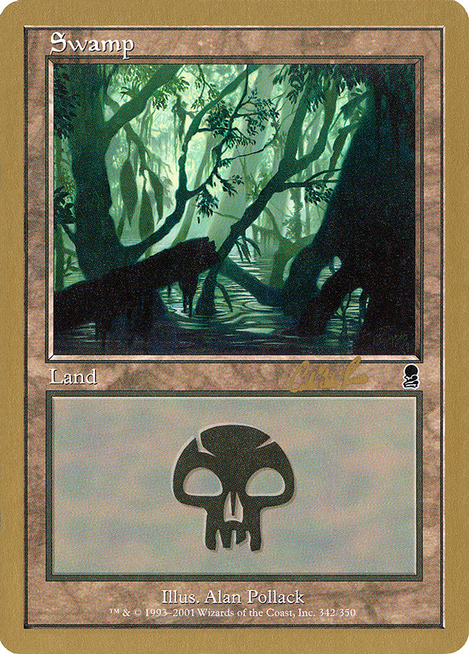 Swamp (cr342) (Carlos Romao) [World Championship Decks 2002] | Exor Games Summserside