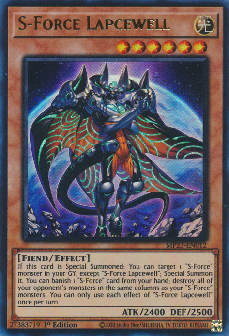 S-Force Lapcewell [MP23-EN012] Ultra Rare | Exor Games Summserside