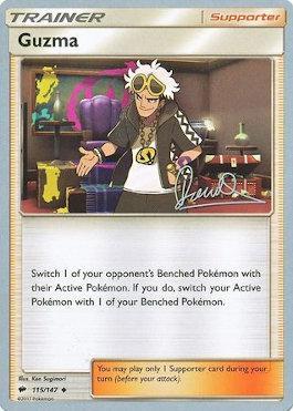 Guzma (115/147) (Infinite Force - Diego Cassiraga) [World Championships 2017] | Exor Games Summserside