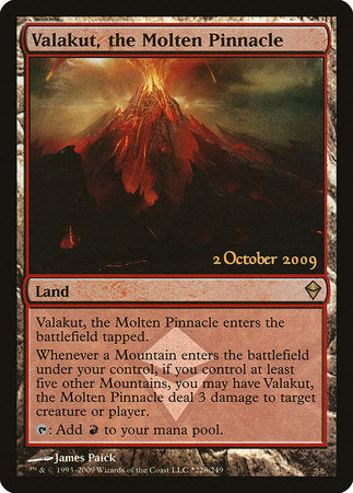 Valakut, the Molten Pinnacle [Zendikar Promos] | Exor Games Summserside