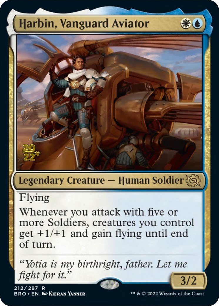 Harbin, Vanguard Aviator [The Brothers' War: Prerelease Promos] | Exor Games Summserside