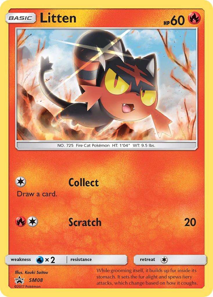 Litten (SM08) [Sun & Moon: Black Star Promos] | Exor Games Summserside