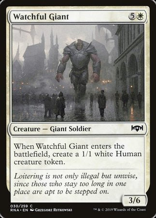 Watchful Giant [Ravnica Allegiance] | Exor Games Summserside