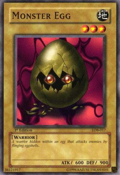 Monster Egg [LOB-017] Common | Exor Games Summserside