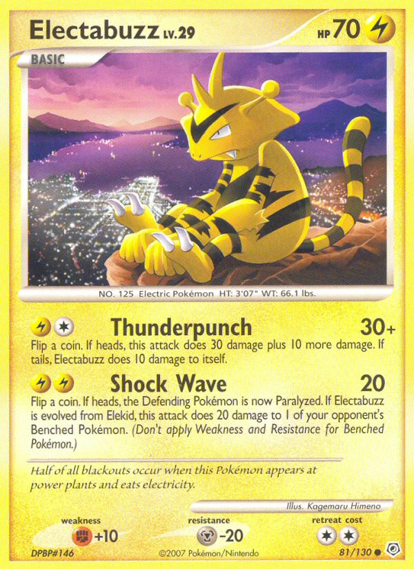 Electabuzz (81/130) [Diamond & Pearl: Base Set] | Exor Games Summserside