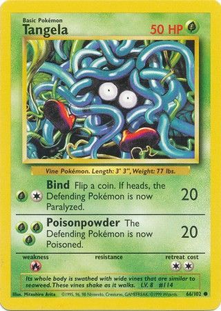 Tangela (66/102) [Base Set Unlimited] | Exor Games Summserside