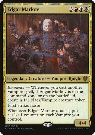 Edgar Markov (Commander 2017) [Commander 2017 Oversized] | Exor Games Summserside