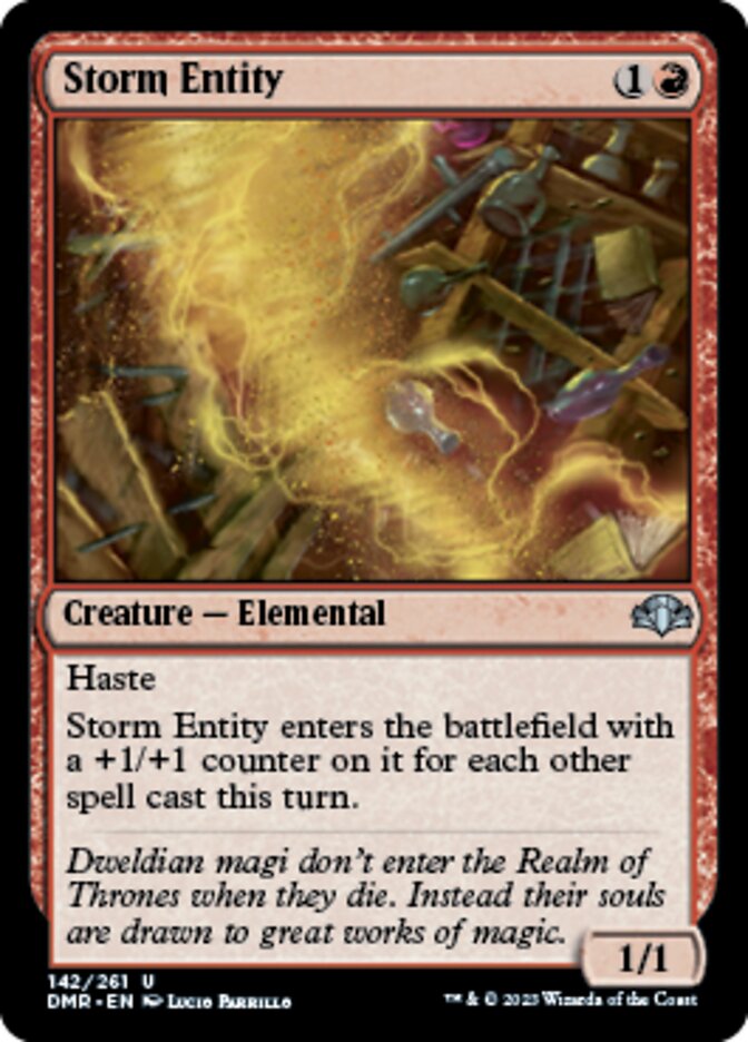 Storm Entity [Dominaria Remastered] | Exor Games Summserside