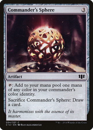 Commander's Sphere [Commander 2014] | Exor Games Summserside