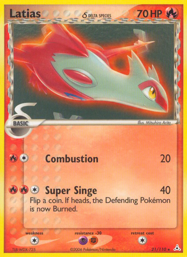 Latias (21/110) (Delta Species) [EX: Holon Phantoms] | Exor Games Summserside