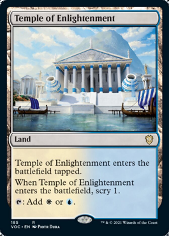 Temple of Enlightenment [Innistrad: Crimson Vow Commander] | Exor Games Summserside