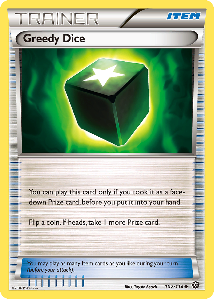 Greedy Dice (102/114) [XY: Steam Siege] | Exor Games Summserside