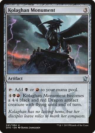Kolaghan Monument [Dragons of Tarkir] | Exor Games Summserside