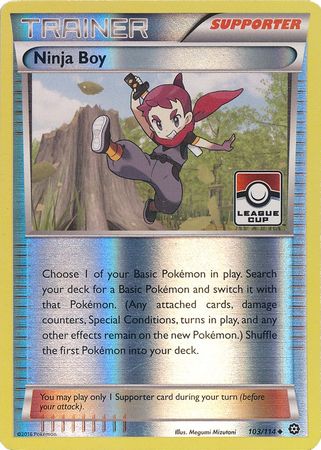 Ninja Boy (103/114) (League Promo) [XY: Steam Siege] | Exor Games Summserside