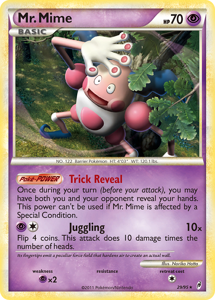 Mr. Mime (29/95) [HeartGold & SoulSilver: Call of Legends] | Exor Games Summserside