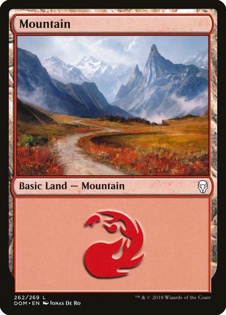 Mountain (262) [Dominaria] | Exor Games Summserside