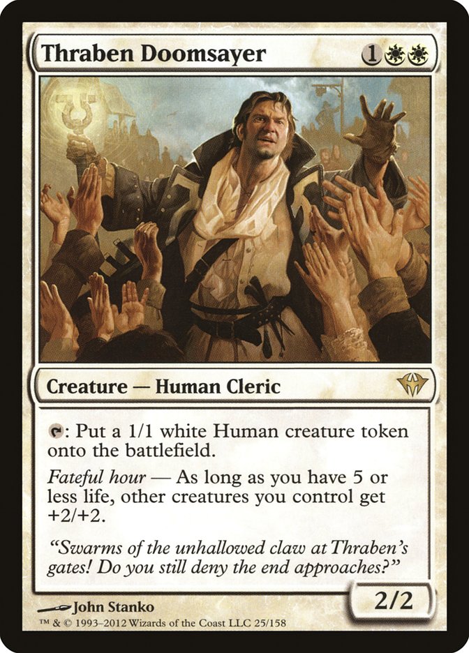 Thraben Doomsayer [Dark Ascension] | Exor Games Summserside