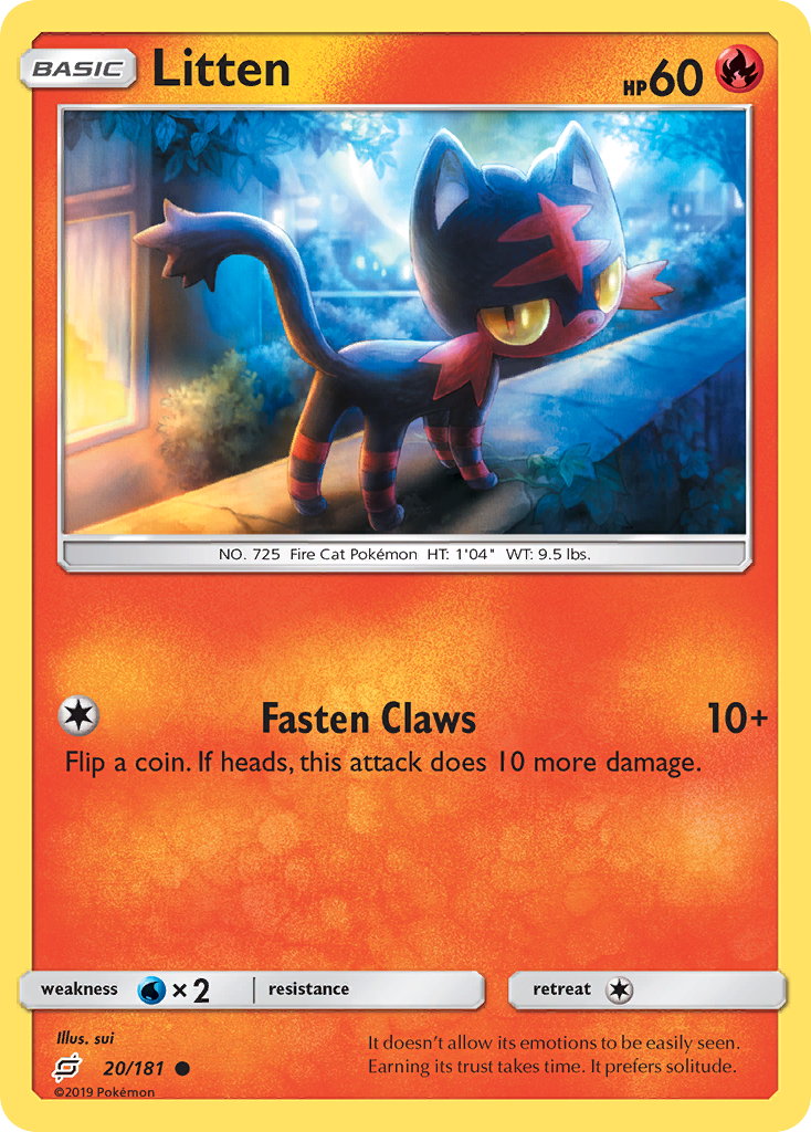 Litten (20/181) [Sun & Moon: Team Up] | Exor Games Summserside