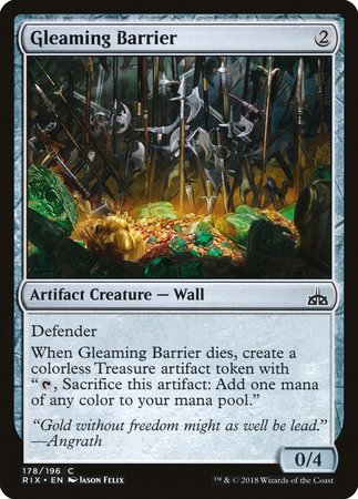 Gleaming Barrier [Rivals of Ixalan] | Exor Games Summserside