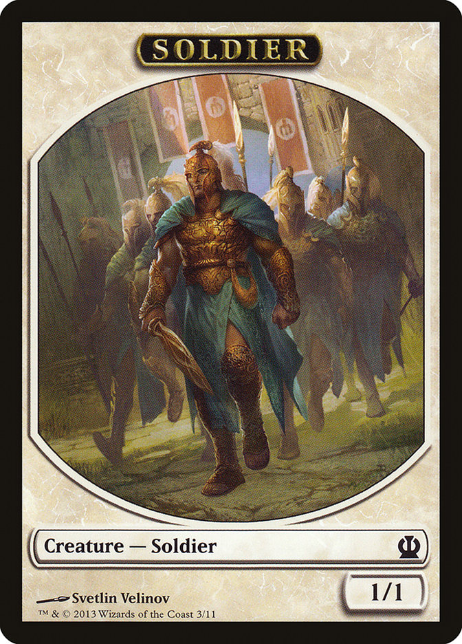 Soldier (3/11) [Theros Tokens] | Exor Games Summserside