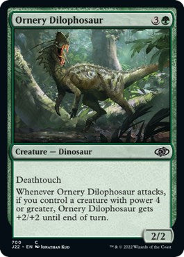 Ornery Dilophosaur [Jumpstart 2022] | Exor Games Summserside
