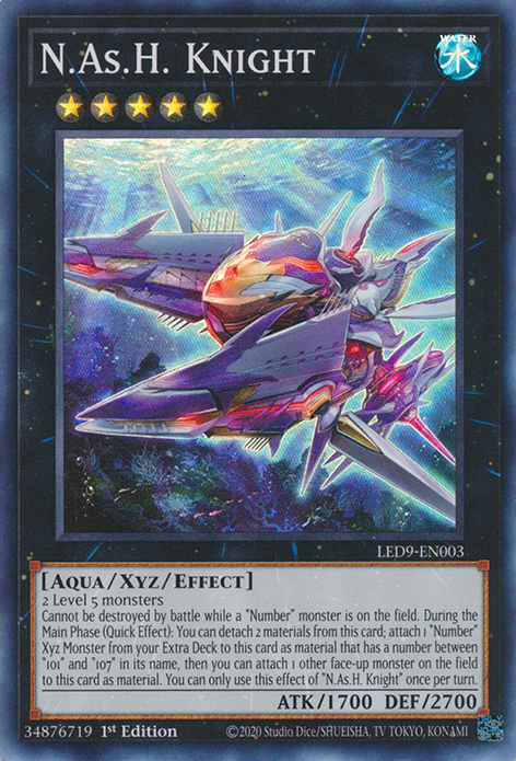 N.As.H. Knight [LED9-EN003] Super Rare | Exor Games Summserside