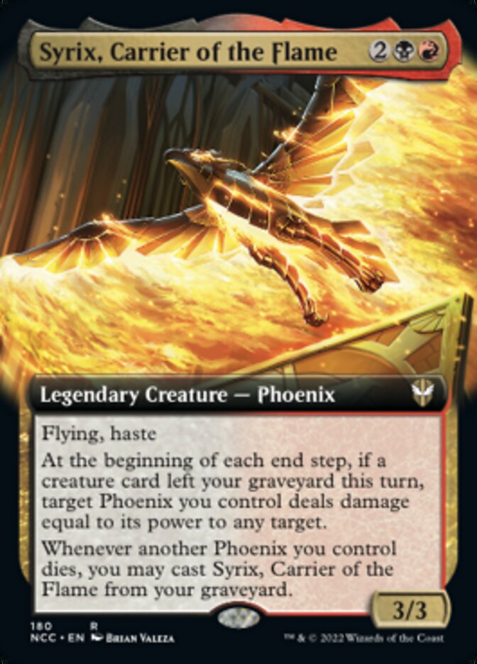 Syrix, Carrier of the Flame (Extended Art) [Streets of New Capenna Commander] | Exor Games Summserside